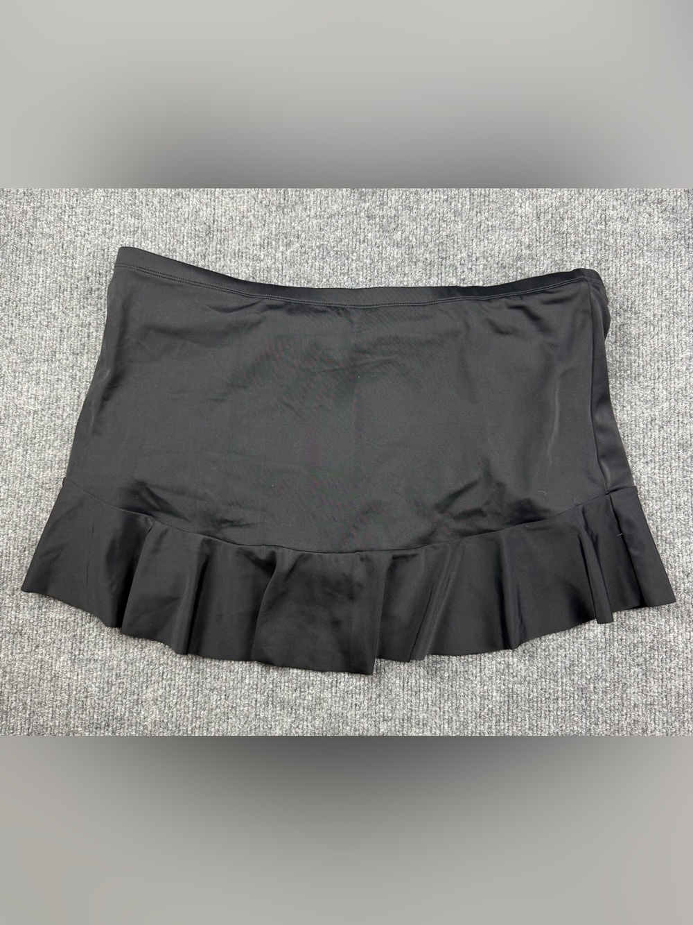 Athleta Black Ruffled Swim Skirt, Size XL - Picture 2 of 5